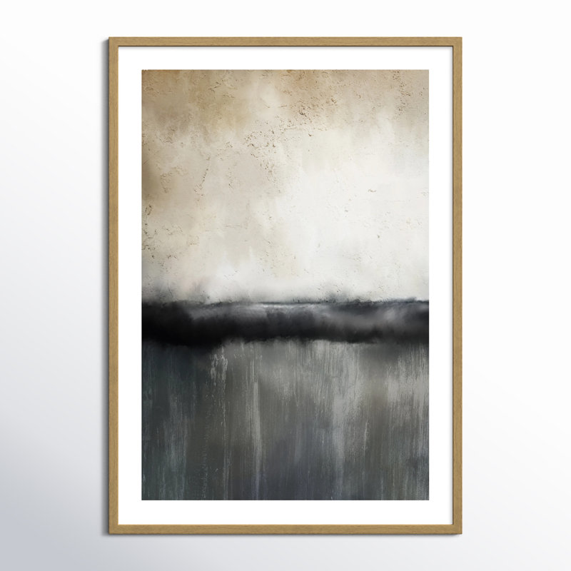Dorota Sunset by Kimberly Allen Print, Picture Framed Paper, 15" H x 13" W, Beige Wood