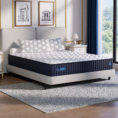 Très grand matelas hybride 12 po - mi-ferme avec mousse à mémoire de forme rafraîchissante et support renforcé