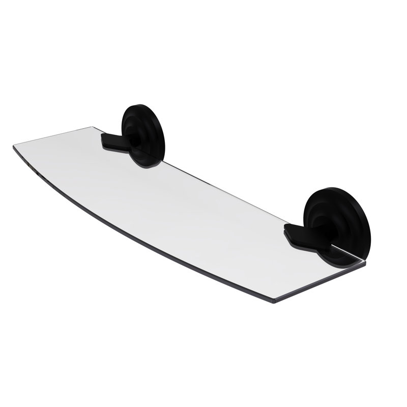 Leamore Bracket Shelf, Matte Black, 3" H x 18" W x 5" D