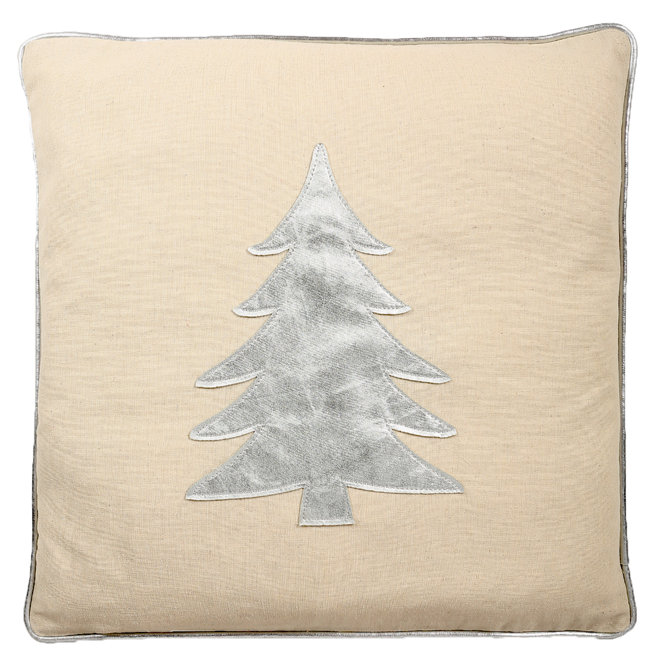  Coussin décoratif, argent