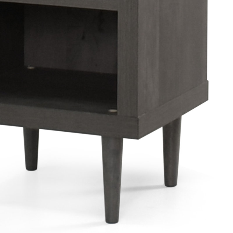 Table de chevet Laila, Gris, 2