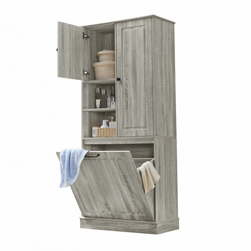 Grande armoire de rangement avec tablettes réglables, Oak