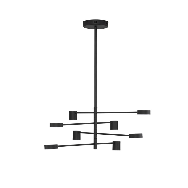 NORDIK - Light Black LED Pendant, 8