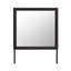 Miroir brun pour salle de bain