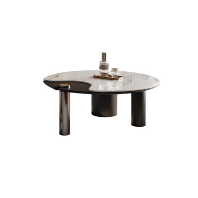 Modern Round Wood Coffee Table