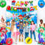 Ensemble de décorations de fête d'anniversaire Super Mario, 177 pièces d'articles de fête Super Mario et ensemble de vaisselle pour enfants Super Mario Party