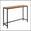 Console, finition brune