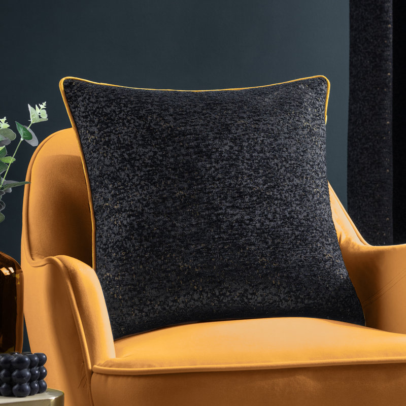 Perscilla Square Cushion, Black