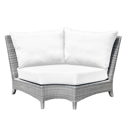 Bella Wicker Outdoor Sectional Corner Chair