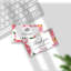 Thank You For Supporting My Small Business Card, Coral Blooms, paquet de 100, 2 x 3,5 po