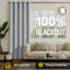 Luxurious 100% Linen Blackout Eyelet Curtain – Thermal Insulated & Noise Reducing