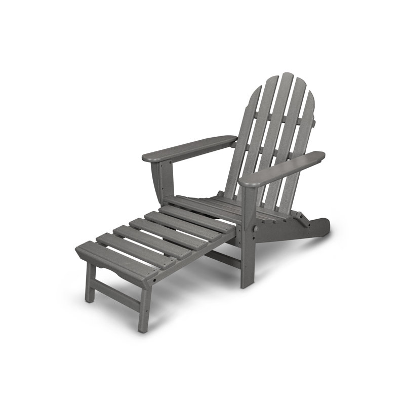 Chaise Adirondack POLYWOOD Classics Classics Ultimate, Gris ardoise