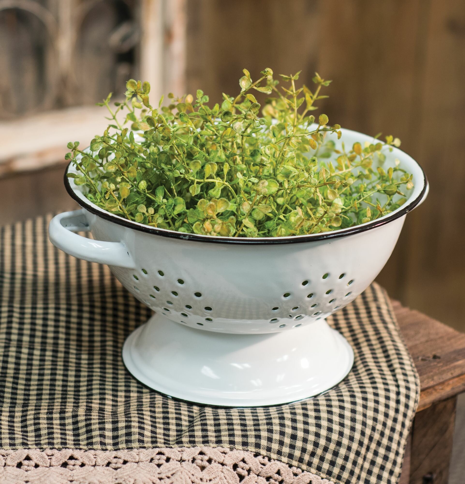 Porcelain colander store