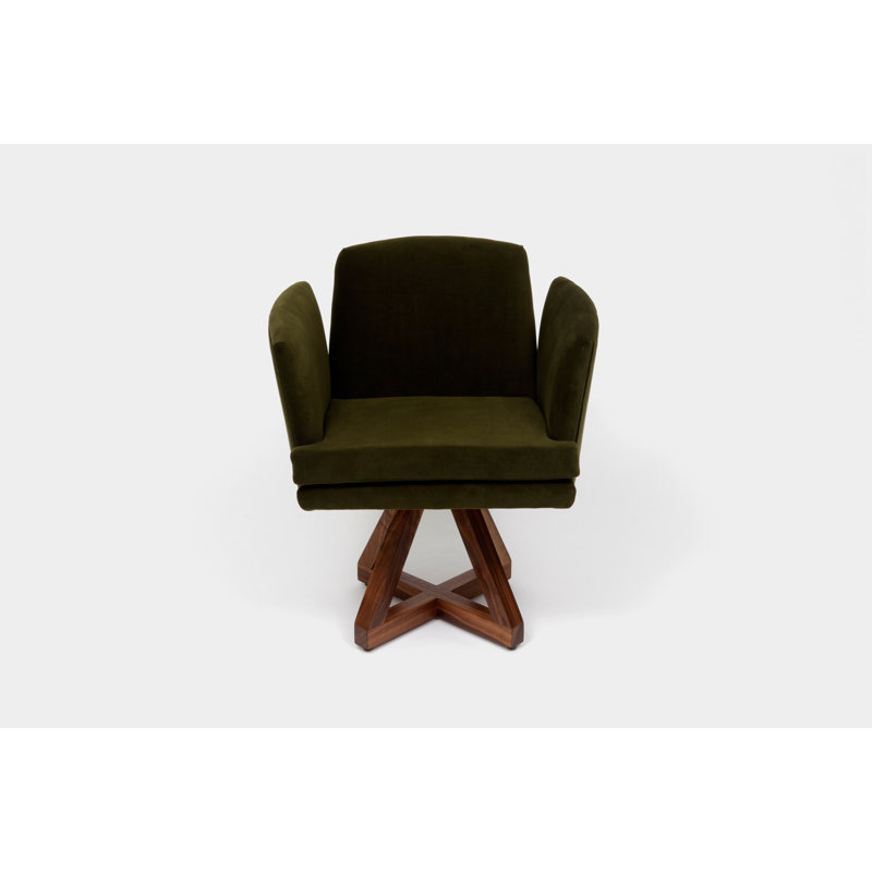 Allison Upholstered Arm Chair, Taupe