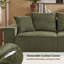 Causeuse moderne en tissu d'ameublement carré-47778410