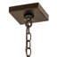 Luminaire suspendu carré 20 po