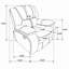 Fauteuil inclinable et oscillant Elodie-981943169
