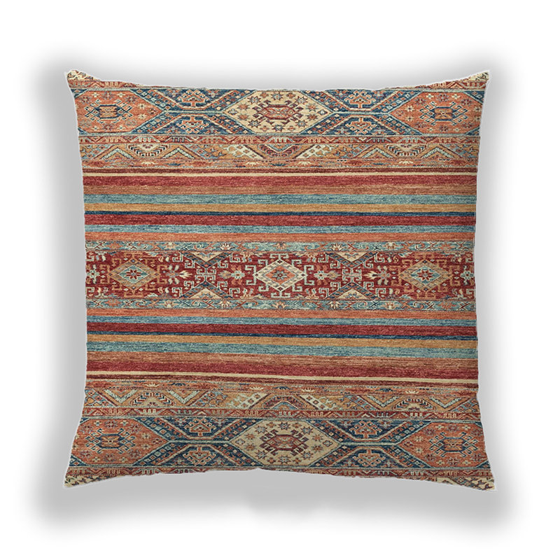 Coussin décoratif abstrait 2386, Microsuède