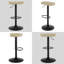 bar stools, height -adjustable swivel stool, with saddle seat, footrest, swivel stool made of solid wood, kitchen stool, make -up stool, work stool-471044994-505137927
