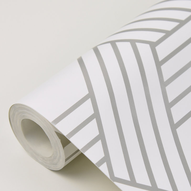 Silver Illusion Self Adhesive Wallpaper