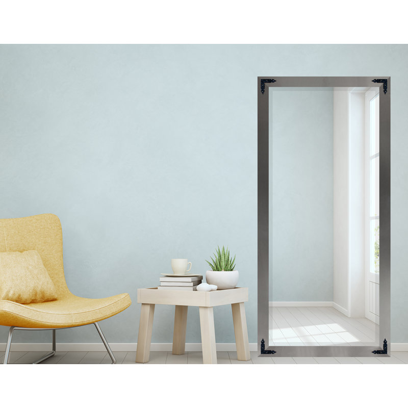 Miroir, Argent, H 65 po x l 31,5 po