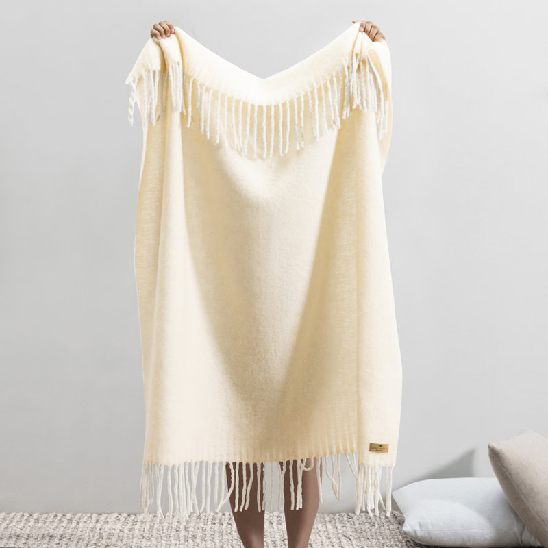 Andes Throw, Cream