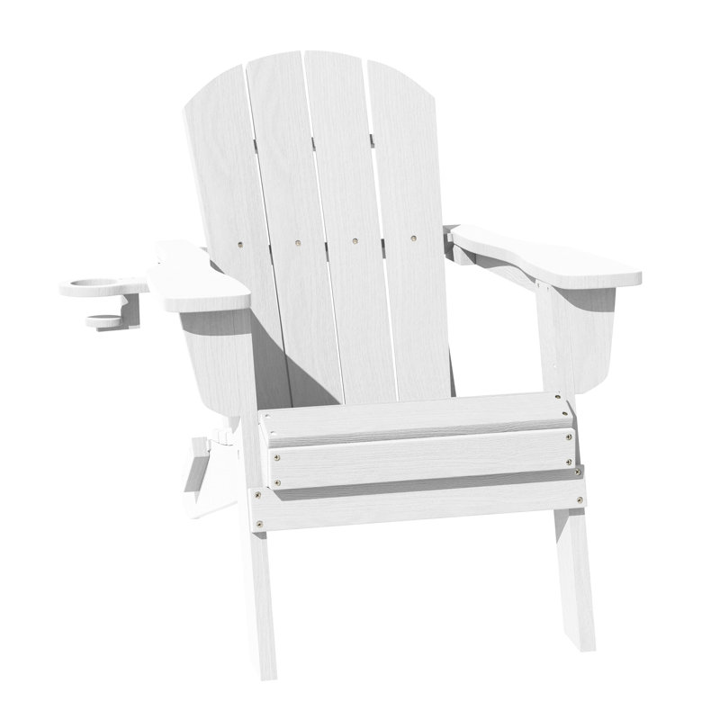 Chaise Adirondack bleu marine, Blanc