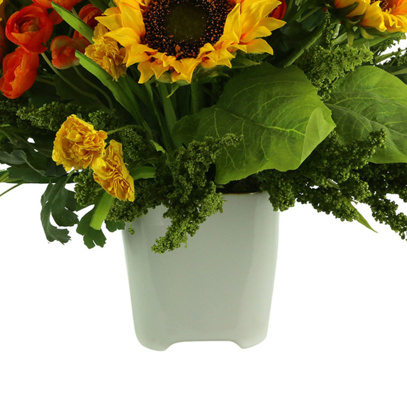 Polysilk Arrangement in Vase