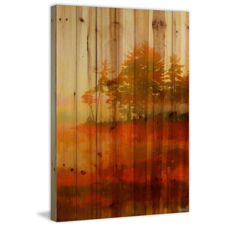 « kamloops »-reproduction de photo sur bois, H 18 po x l 12 po x P 1,5 po
