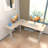 Becali 63'' L-Shaped Height Adjustable Standing Desk With A Drawer-2120531038