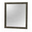 Miroir mural gris
