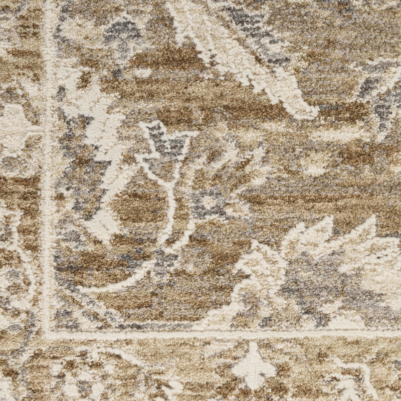 Hemington Beige Vintage Indoor Rug, Rectangle 5'3" x 7'6"