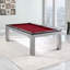 Playcraft Genoa 8' Slate Pool Table With Dining Top & Benches/Professional Installation Included-1447425707-1447425369