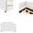 87" Wide Full XL Daybed Sofa with Trundle, Upholstered Sleeper Bed with LED Lights-1366243440