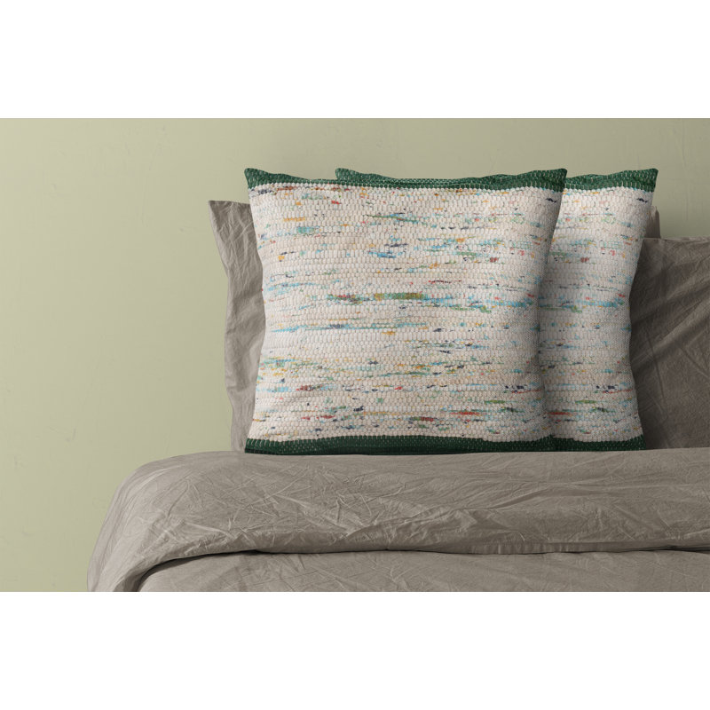 Coussin Khadajah, Vert / multicolore