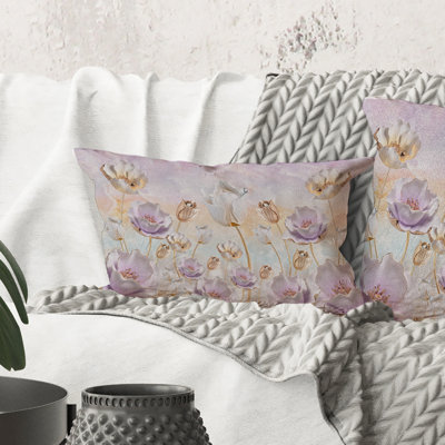 Floral Throw Pillow