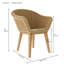 Padua Outdoor Teak Dining Armchair