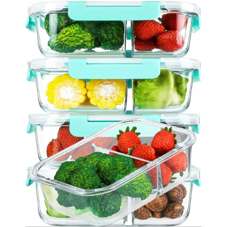 20 Sets] 86 Oz. Plastic Food Storage Deli Containers With Lids