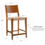 Tabouret de bar en bois massif Corrine-1170113232-1139794507