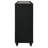 Lorient 8-Drawer LED Bedroom Flame Box Dresser Black