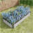 Raised Garden Bed Kit - Metal Raised Bed Garden 7.6X3.7X0.98Ft For Flower Planters, Vegetables Herb Silver