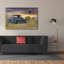 «Old Chevy with Windmill» par Lori Deiter, art mural sur toile-284504371