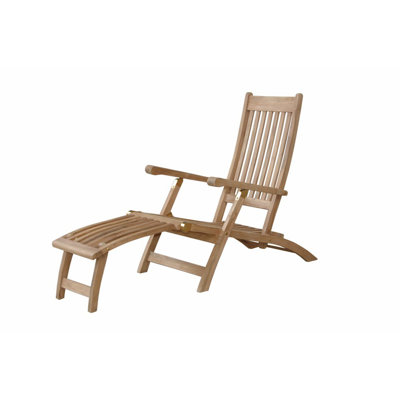 Tropicana Reclining Teak Chaise Lounge