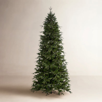 Slim Pre-Lit Fir Christmas Tree