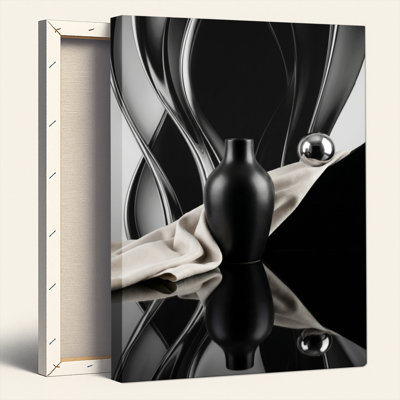 Ensemble d'une toile abstraite