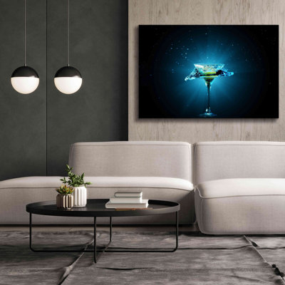 'Dreamy Blues Splash' by Epic Portfolio, Canvas Wall Art
