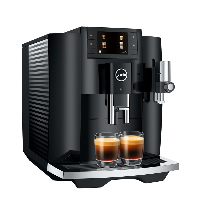 Jura E8 Fully Automatic Coffee & Espresso Machine, Piano Black