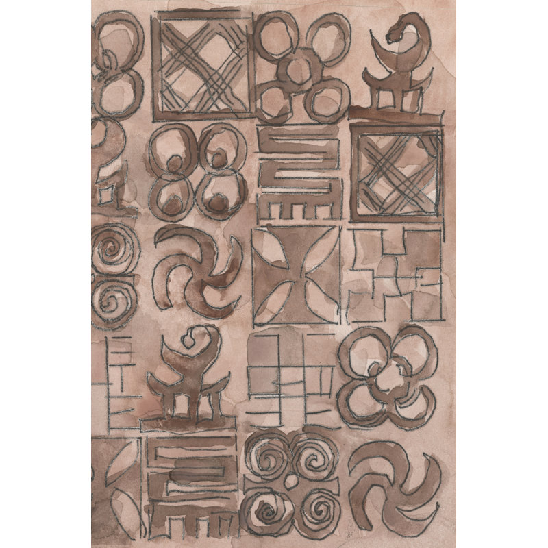Elsfield Adinkra Inspiration II par Samuel Dixon, H 18 po x l 12 po