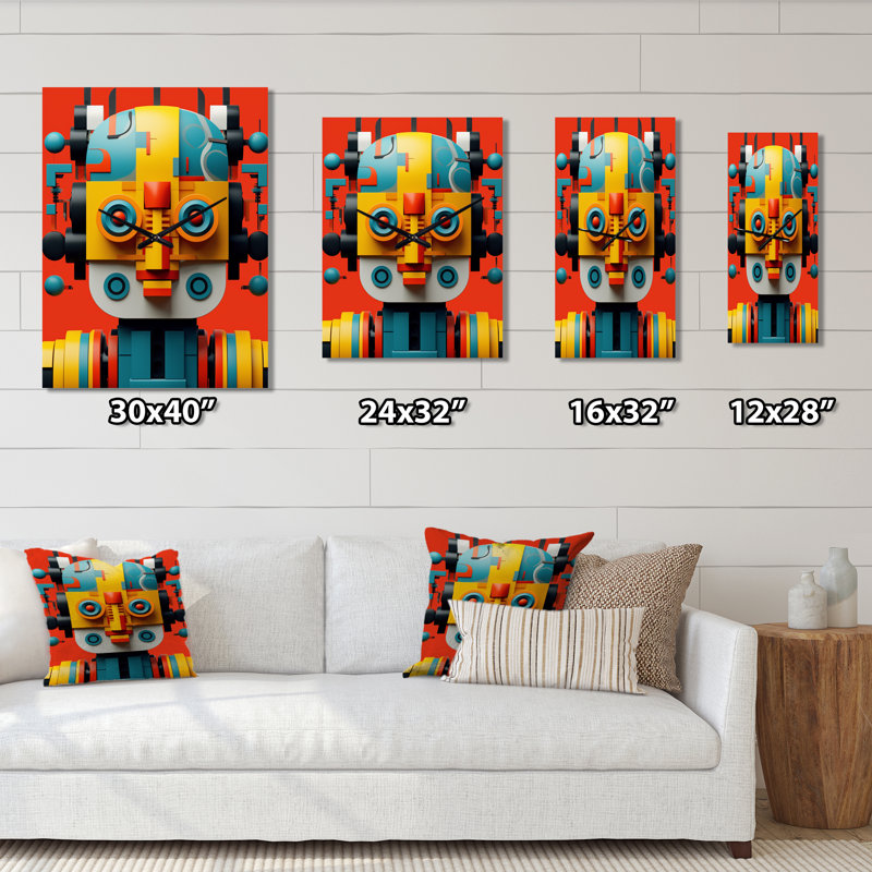 Horloge murale Alien Awesome, H 32 po x l 24 po x P 1 po