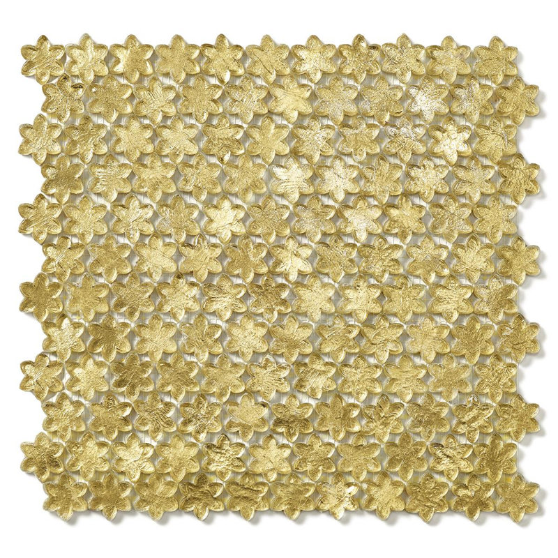 Mimosa Petites Fleurs Glass Mosaic